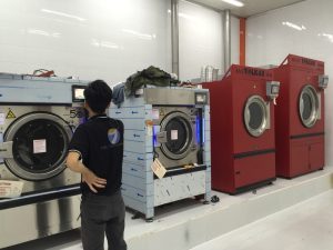 Bệnh Viện Quốc Tế TTH Hà Tĩnh công suất giặt gần 1.000 giường bệnh mỗi ngày