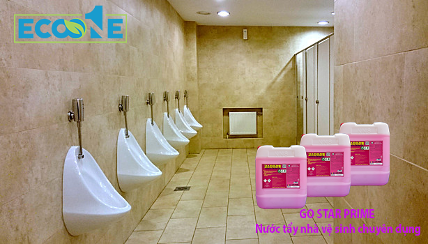 GO STAR PRIME Nước tẩy nhà vệ sinh chuyên dụng dùng để vệ sinh chung các khu vực và loại bỏ các vết rỉ sét trong phòng tắm, buồng tắm, chậu rửa tay, bệ toilet,…