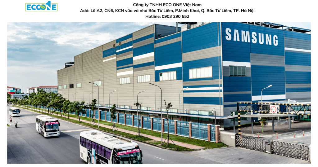 Eco One Việt Nam tự hào là đơn vị cung cấp dịch vụ phủ bóng sàn cho công ty Samsung Electronics Việt Nam