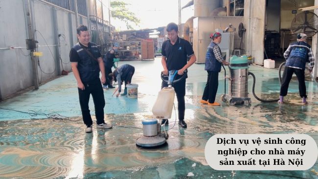 Thi công xử lý vấn đề về sàn cho nhà máy sản xuất tại Hà Nội