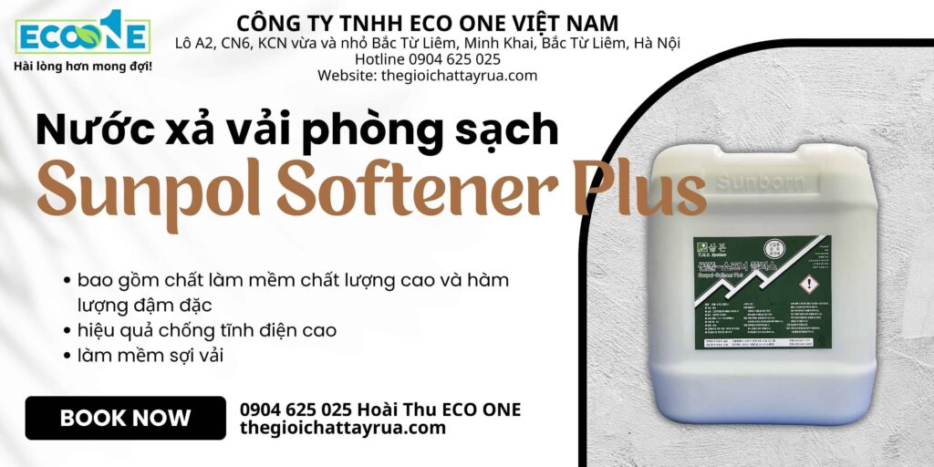 Nước xả vải phòng sạch Softener Plus