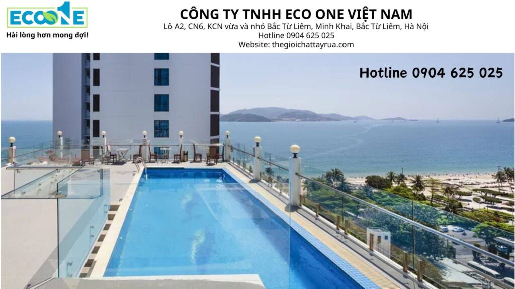 Khách sạn tại Nha Trang - Đơn vị đang tin tưởng sử dụng sản phẩm nước giặt chính EW1 New Power #300 của công ty Eco One