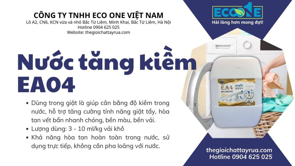 Nước tăng kiềm EA04