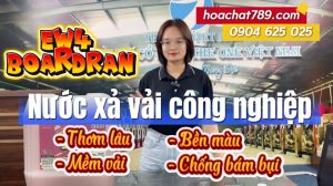 Nước Xả Vải Công Nghiệp EW4 Boardran Hàn Quốc – Thơm Lâu, Mềm Vải, Giữ Màu Hiệu Quả