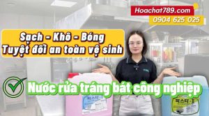 GIẢI PHÁP RỬA TRÁNG MÁY RỬA BÁT CÔNG NGHIỆP HIỆU QUẢ, TIẾT KIỆM VÀ ĐẠT CHUẨN VỆ SINH THỰC PHẨM