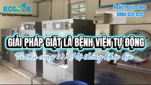 Giải pháp giặt tự động cho bệnh viện giúp tối ưu quy trình giặt là, kiểm soát hóa chất và nâng cao hiệu quả vận hành.